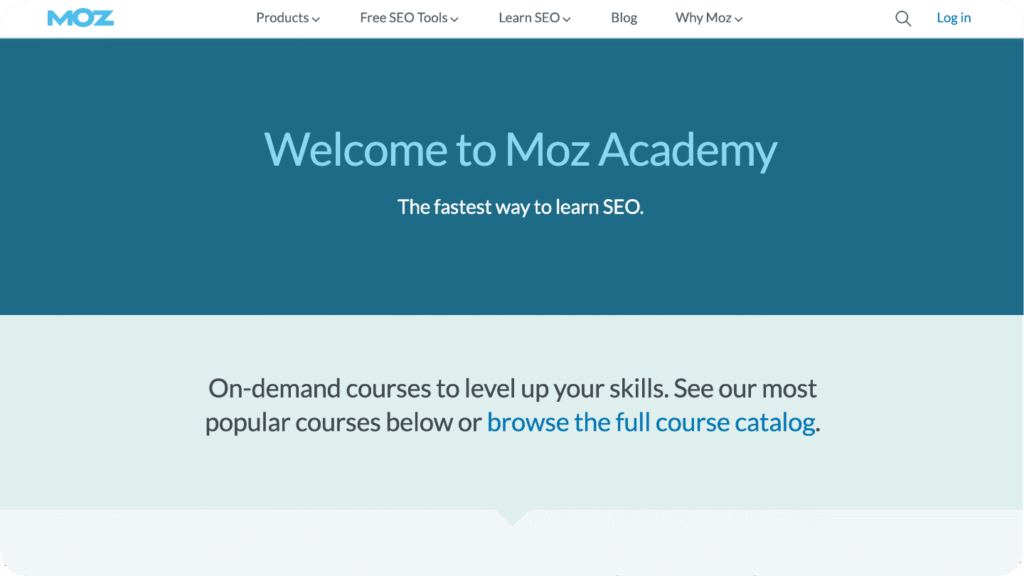 Moz SEO Essentials Certificate