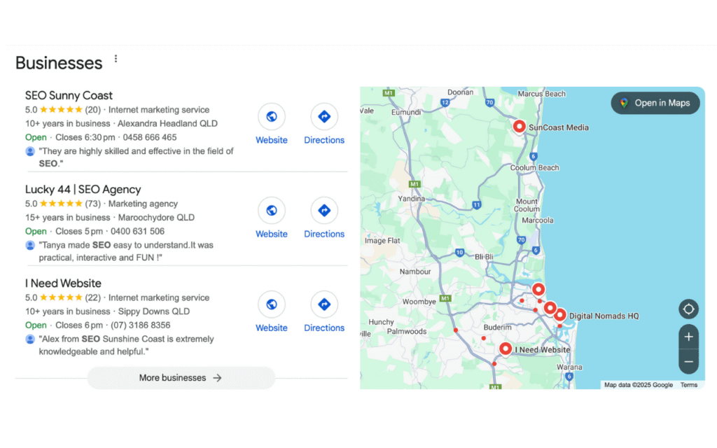 Local SEO Map pack